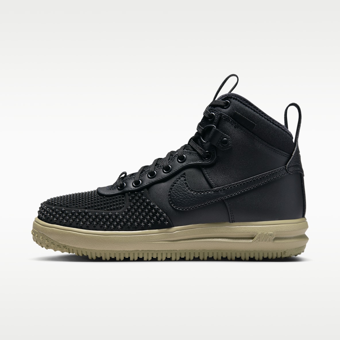 Black Air Force 1 High Top Shoes. Nike.com